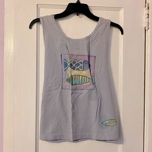 Blue Fish purple tank top.